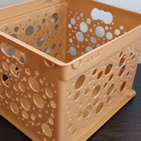Vintage Yaffa Plastic Utility Basket Crate - Beige - Picture 5 of 5